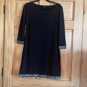 Black 3/4 sleeve dress